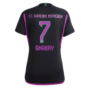 Bayern Munich Serge Gnabry #7 Udebanetrøje Dame 2023-24 Kort ærmer